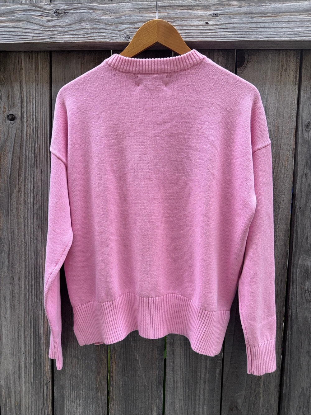 Beach Riot Callie Sweater in Prism Pink Americana Size Small - Picture 4 of 8
